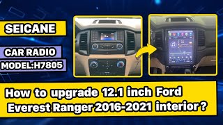 Step by step upgrade | How to install Ford Everest Ranger with Carplay & Android-auto 2016 - - 2021