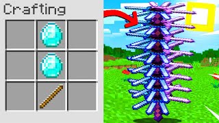 Minecraft But Crafting Does Not Make Sense