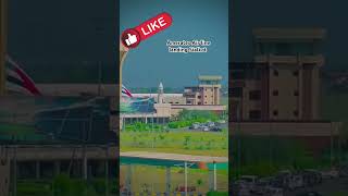 ایمیریٹس فلائیٹ لینڈنگ سیالکوٹ ائیرپورٹ| amerates Air line landing Sialkot airport 2024 #punjabi