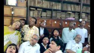 Howrah Court lawyers watching swearing in ceremony of Mamata Banerjee as C.M.