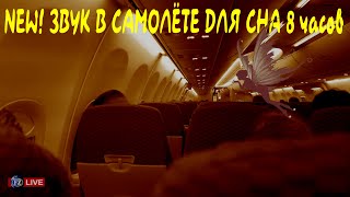 РЕАЛЬНЫЙ ЗВУК В САМОЛЁТЕ ДЛЯ СНА 8 часов | Airplane Cabin White Noise Jet Sounds |Great for Sleeping