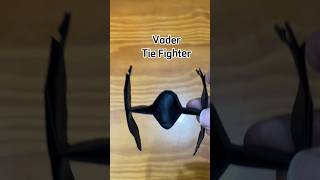 Origami Vader’s Tie Fighter // Nível fácil #origami #sith #tiefighter #starwars #darthvader