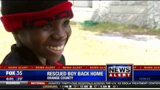 Boy Stuck in Wall Reunited with Orlando Family