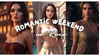 Weekend in Rome: romantic outfits | AI Beauty and Art