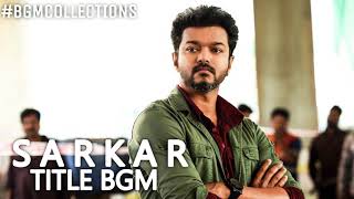 Sarkar Title BGM l AR Rehman I Vijay l