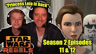 Star Wars Rebels: Season 2 - Episodes 11 & 12 (Dad and Son First Time Watching Reaction)