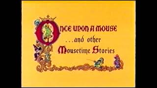 Original VHS Opening: Once Upon a Mouse (UK Retail Tape)