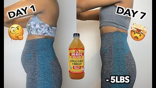 I DRANK APPLE CIDER VINEGAR FOR A WEEK | Weight Loss Transformation!