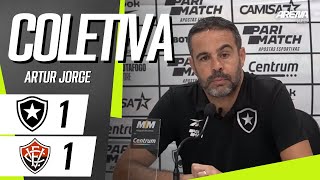 COLETIVA ARTUR JORGE | AO VIVO | Botafogo x Vitória - Brasileirão 2024