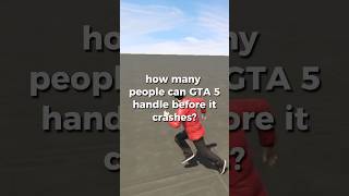 HOW MANY PEOPLE CAN GTA 5 HANDLE BEFORE IT CRASHES? |  #gta #GTA5 #gtav #grandtheftauto