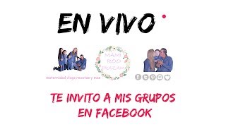 Únete a mis GRUPOS DE FACEBOOK 😉😍😘