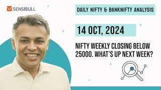 NIFTY and BANKNIFTY Analysis for tomorrow 14 October