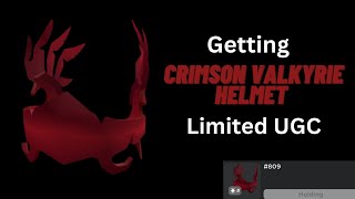 How to get FREE “Crimson Valkyrie Helmet” Limited UGC item in Roblox (10,000 stock)