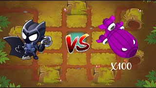 Legend of the Night vs 100 BAD’s BTD6