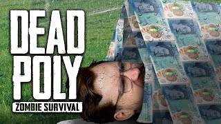 We make a tent out of £5 notes and go camping (DeadPoly)