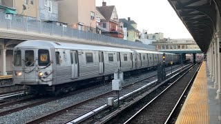 Rush Hour: Manhattan bound N train via Sea Beach Express