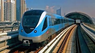 Dubai electric Metro Dibai city