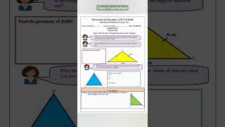 Math worksheet||class9||assessment||English medium #shorts