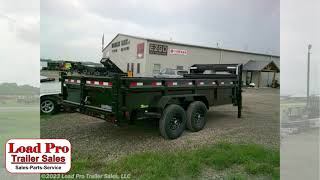 Load Trail 83X16 7GA Floor Gooseneck Dump Trailer 14K GVWR