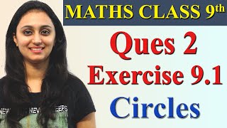 Q 2, Ex 9.1, Chapter 9 - Circles, Maths Class 9th, NCERT