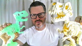 Dollarama Montoy Glow in the Dark Dinosaur Fossil Kit Dollar Store Archaeology Unboxing Review