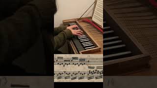 J. S. Bach on clavichord: WTC I Prelude No. 2 in c minor (WTK I c-moll)  BWV 847