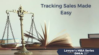 The Lawyer's MBA Series - Tracking Sales Made Easy