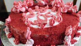 Juicy,Tasty and Soft Red velvet cake without oven