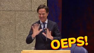 Mark Rutte maakt een grapje en die valt niet goed | Ongemakkelijk!