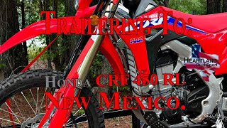 Oklahoma to New Mexico, Trailering CRF 450 RL to Ride New Mexico and Colorado