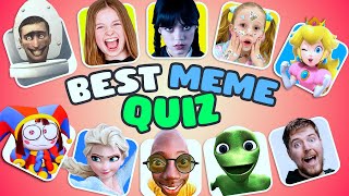 GUESS MEME SONG & WHO'S SINGING😀🚽Skibidi Toilet, Gedagedi, Elsa, Salish Matter | BEST MEMES EVER