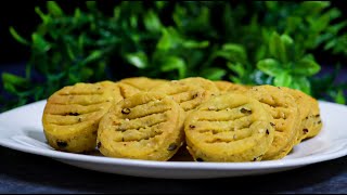 Crispy Tea Time Snack Recipe Without Baking Powder And Baking Soda | 1  Week Storable Snack |