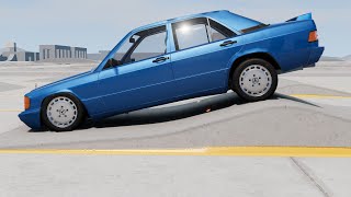 BeamNG Drive - Mercedes 190E Suspension Testing