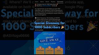 Special giveaway alert🚨 Don’t miss🥳#giveaway #1k #special #diwalispecial #youtube #shorts #love