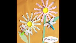 DIY Pappbecherblumen