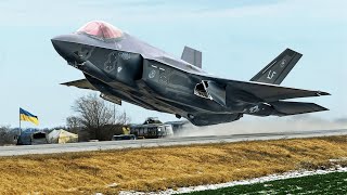 Аварийный взлет американского пилота F-35 в Рануа, Финляндия, в 100 милях от России