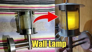 Wall Lamp Making || Wall Bracket light