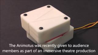 The Haptic Sandwich / Animotus shape changing navigation device