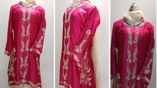 Front Open Coat | Party Wear Coat | Latest Design | Zardozi Work | Wedding Coat | #weddingdress