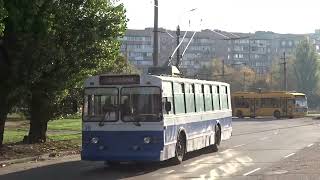 Argentine trolleybus ZIU 9, ZiU-682UA export version with autonomous operation from the battery