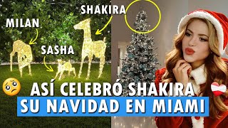 SHAKIRA celebra la navidad lejos de sus hijos, pero los recuerda con hermosa postal. 🎄❤️‍🩹✨️