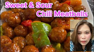 Sweet Chili Meatballs / Filipino food / #easyrecipe