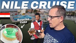 EGYPT 🇪🇬 NILE CRUISE: I eat some STREET FOOD in ASWAN and celebrate my BIRTHDAY on the CRUISE BOAT!