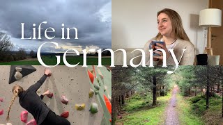 LIFE IN GERMANY | new physio practicum, decorating our flat & getting back into climbing!