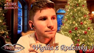 {ASMR Po Polsku} Wigilia z Rodziną Przy Stole 👨‍👩‍👦‍👦 Christmas 🎄 #Roleplay