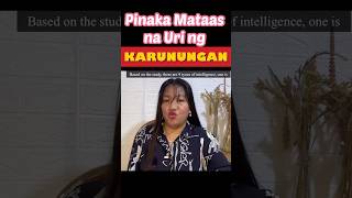 ANO ang PinakaMATAAS na Klase ng KATALINUHAN #lifecoaching #mentalhealth #psychologyfacts