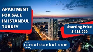 Sea View Apartment for sale in Istanbul, Panoramic View Property in Turkey