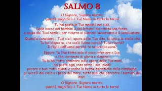 SALMO 8 - LASCIATI AMARE - Pino Tomaselli