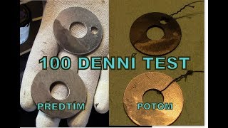 TEST 100 dní - odolnost materiálů proti korozi - nerez vs. pozink