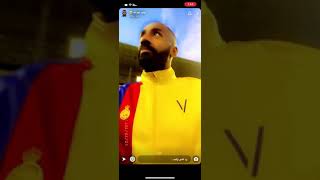 سنابات وليد عبدالله ويدخل ملعب مرسول بارك ويصور فخمم ويلعبون بالخيل 😍😍